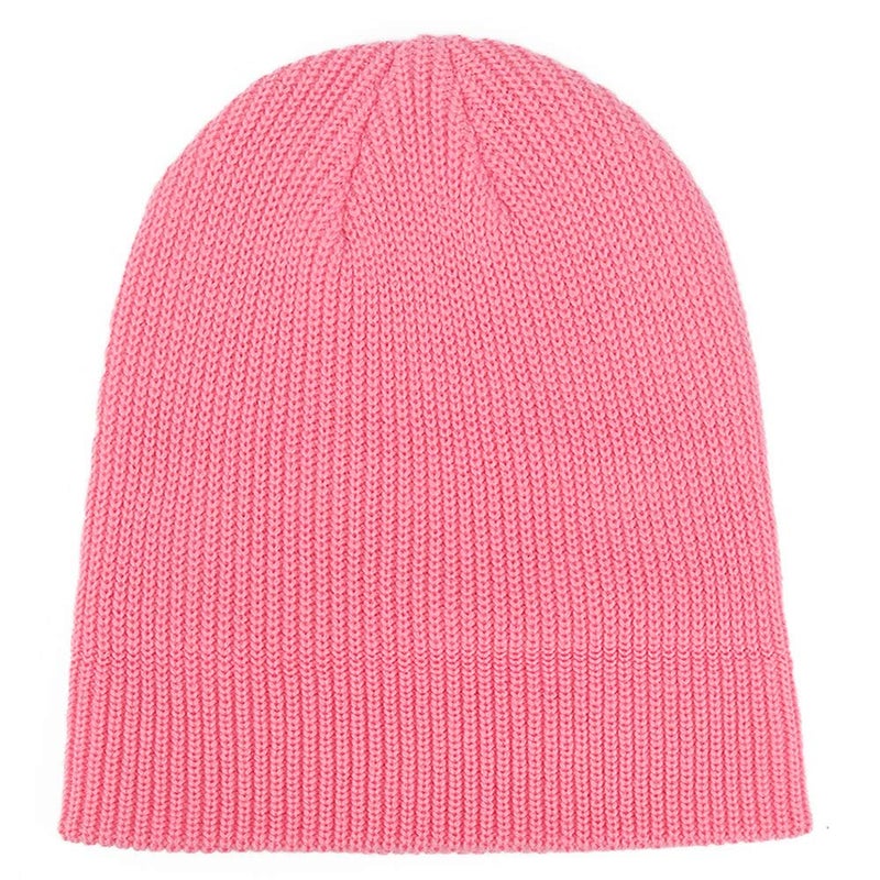MaxNova Slouchy Beanie Hats Winter Knitted Caps Soft Warm Ski Hat (Pink) - Image 3